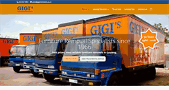 Desktop Screenshot of gigisremovals.co.za